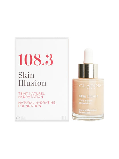 Clarins Skin Illusion Natural Hydrating Foundation 1 OZ - CHOOSE YOUR SHADE