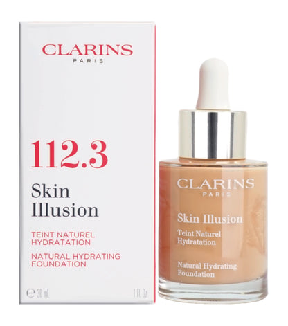 Clarins Skin Illusion Natural Hydrating Foundation 1 OZ - CHOOSE YOUR SHADE