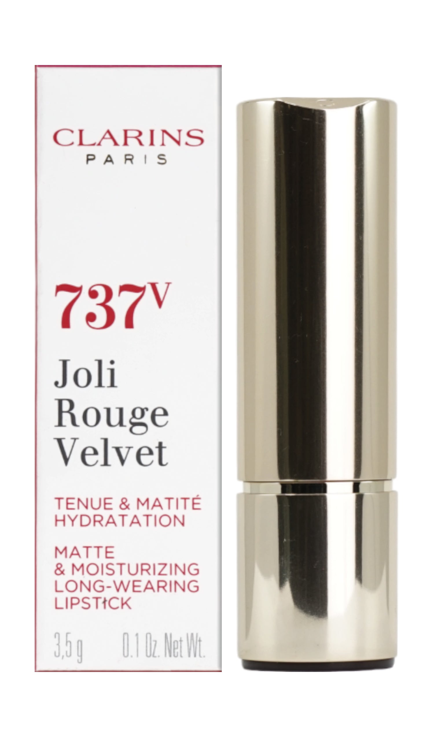 Clarins Joli Rouge Velvet Longwear Matte Lipstick 0.1 OZ - CHOOSE YOUR SHADE