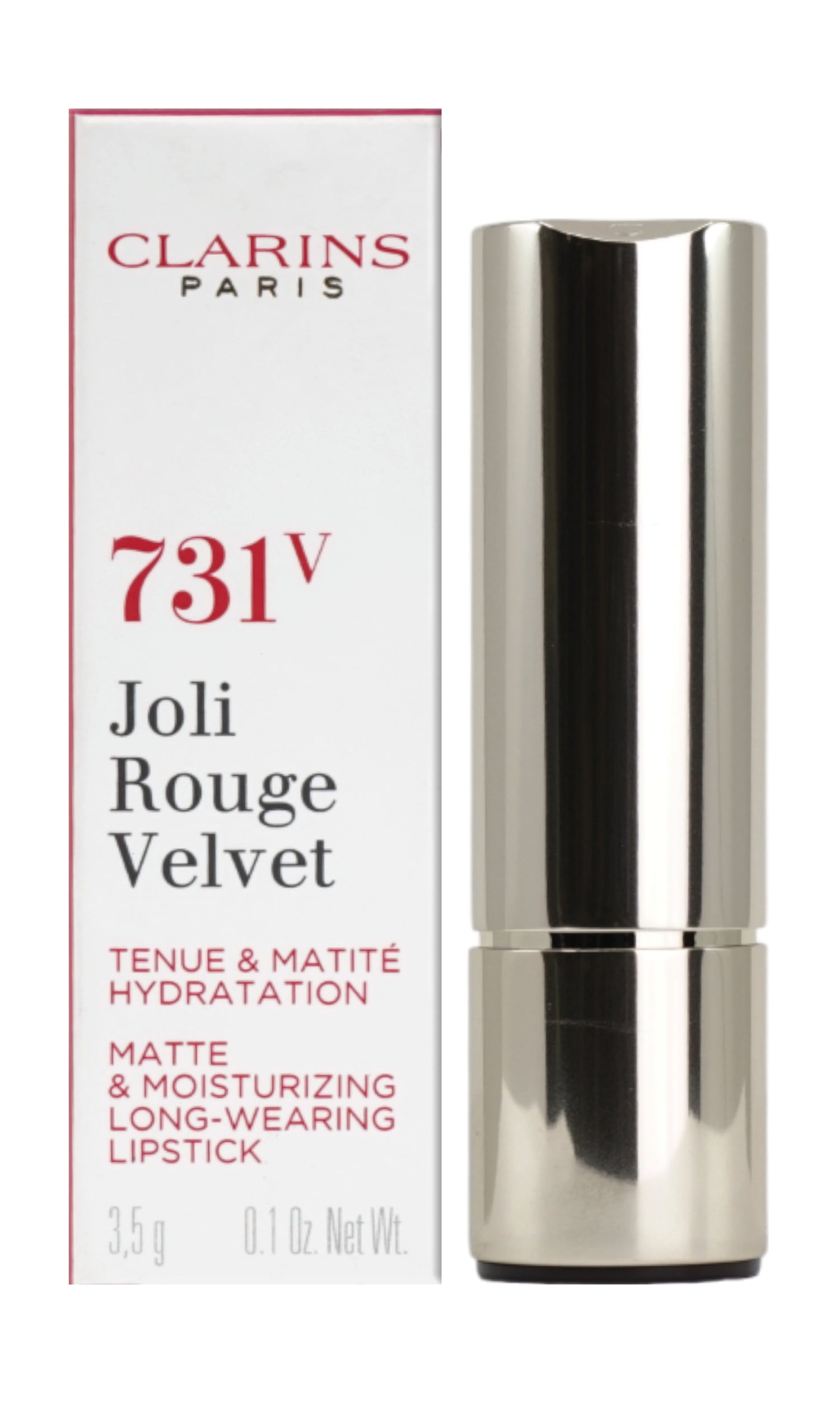 Clarins Joli Rouge Velvet Longwear Matte Lipstick 0.1 OZ - CHOOSE YOUR SHADE