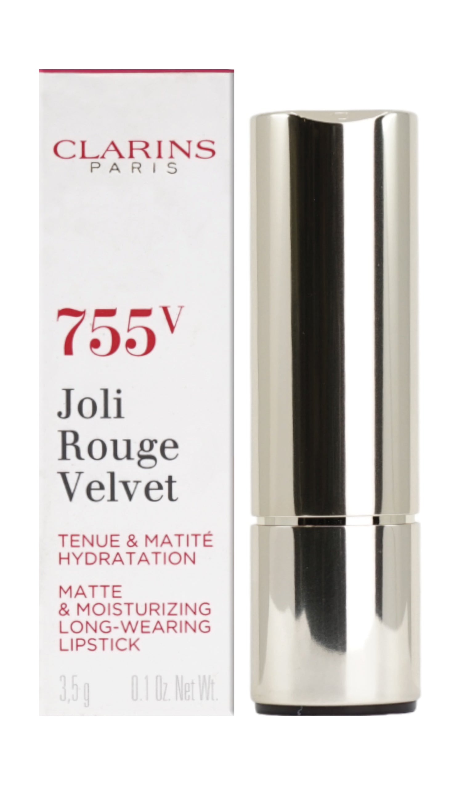 Clarins Joli Rouge Velvet Longwear Matte Lipstick 0.1 OZ - CHOOSE YOUR SHADE