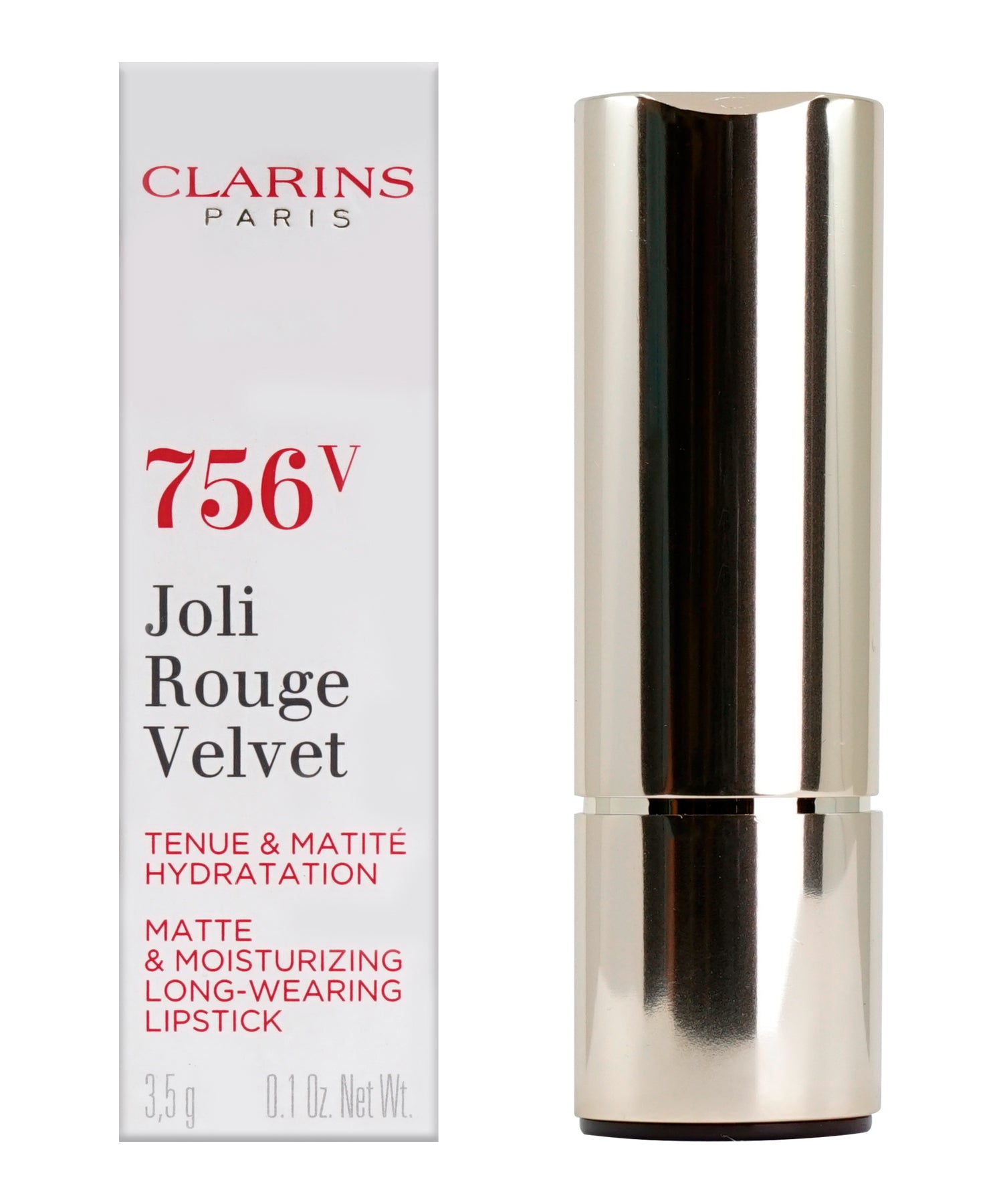 Clarins Joli Rouge Velvet Longwear Matte Lipstick 0.1 OZ - CHOOSE YOUR SHADE