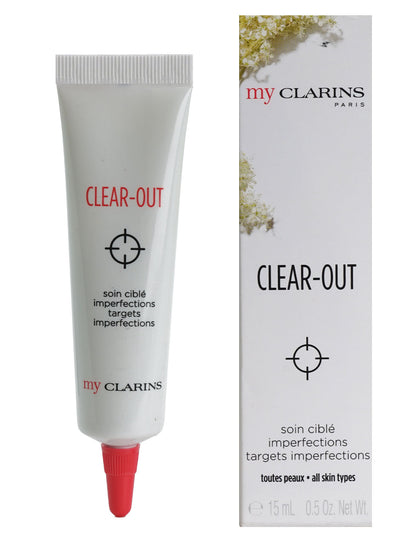 Clarins Clear Out All Targets Imperfections Skin Types 0.5 OZ