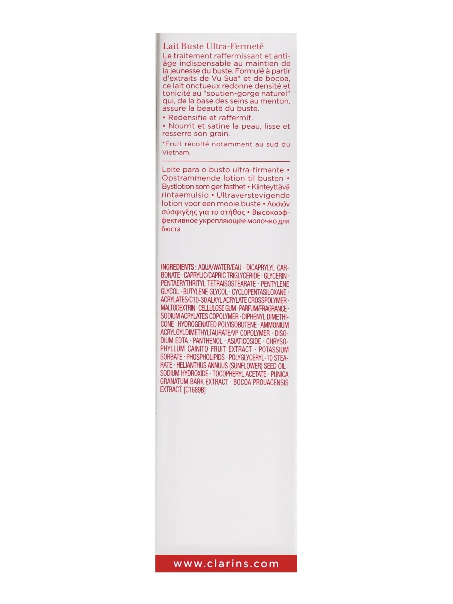 Clarins Bust Beauty Firming Lotion All Skin Types 1.7 OZ.