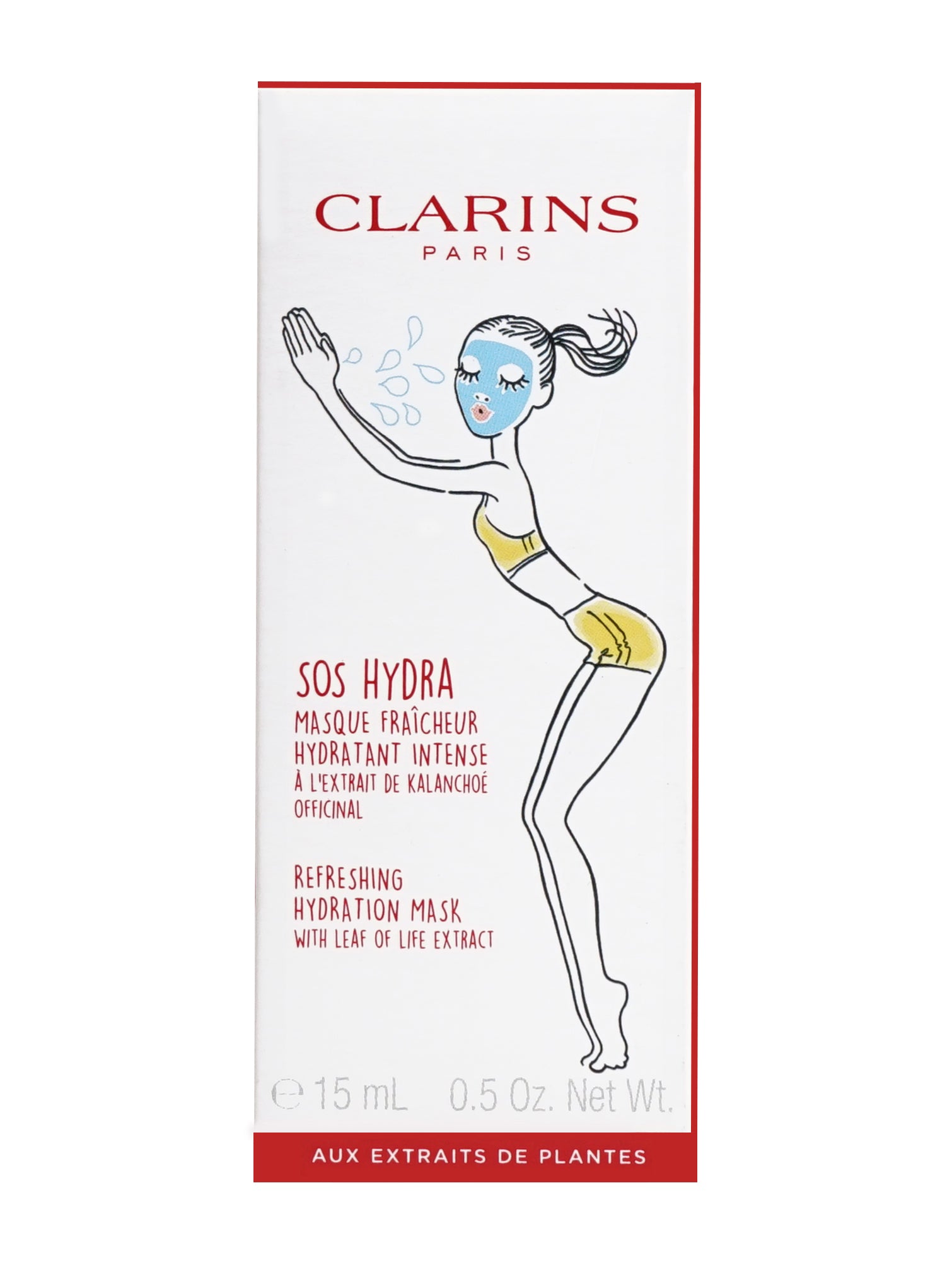 Clarins SOS Hydra Refreshing Hydration Mask 0.5 OZ