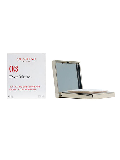 Clarins Ever Matte 03 Transparent Warm Radiant Mattifying Powder 0.3 OZ