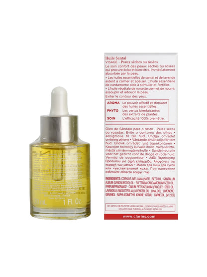 Clarins Santal Treatment Oil Dry Skin 1 OZ