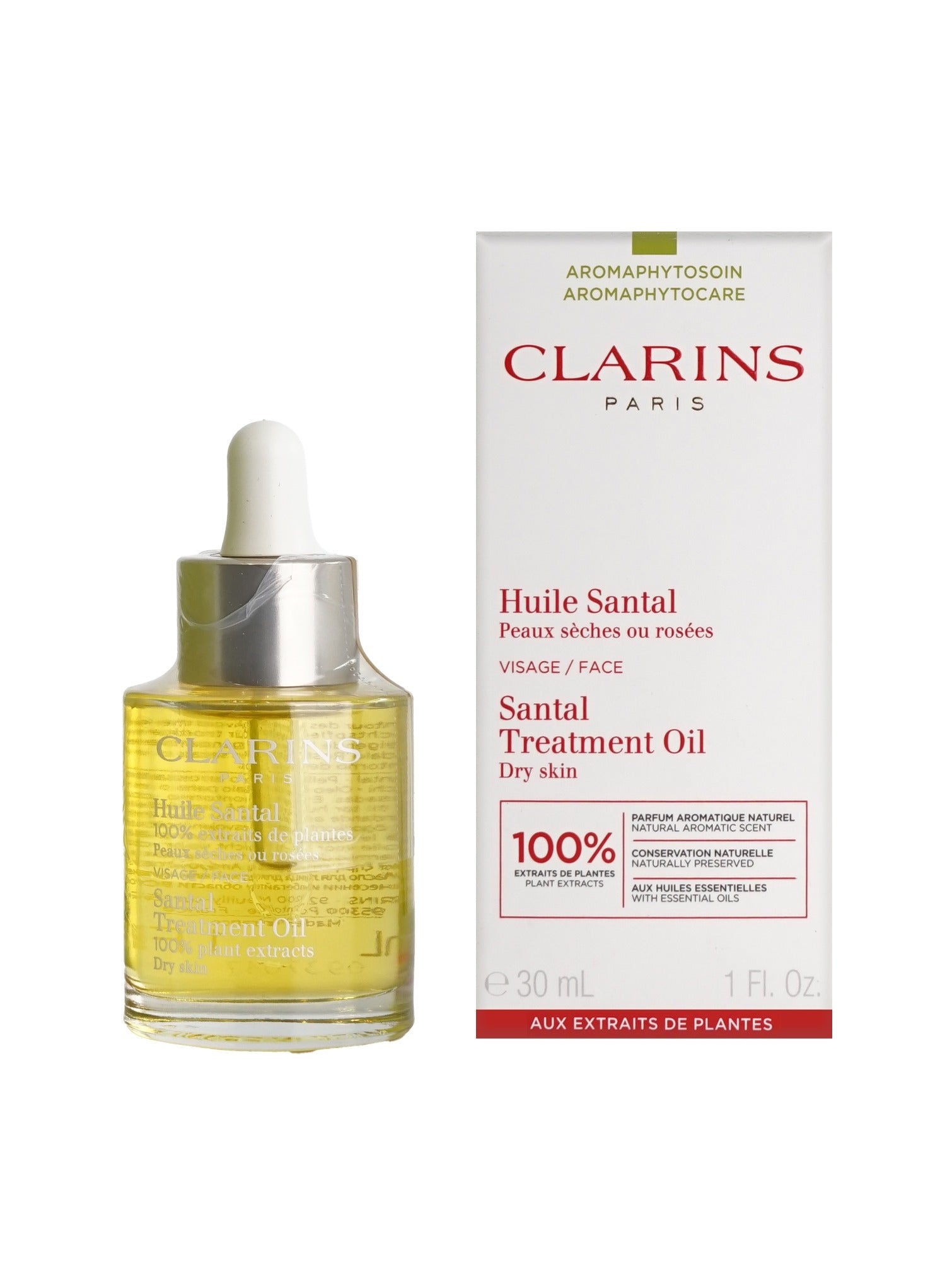 Clarins Santal Treatment Oil Dry Skin 1 OZ