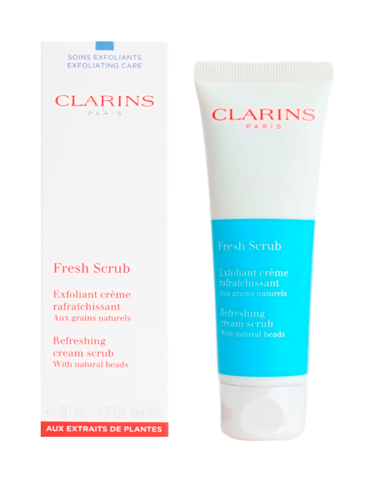 Clarins Fresh Scrub Refreshing Cream Scrub All Skin Types 1.7 OZ