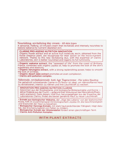 Clarins Nutri Lumiere Jour All Skin Types 1.6 OZ