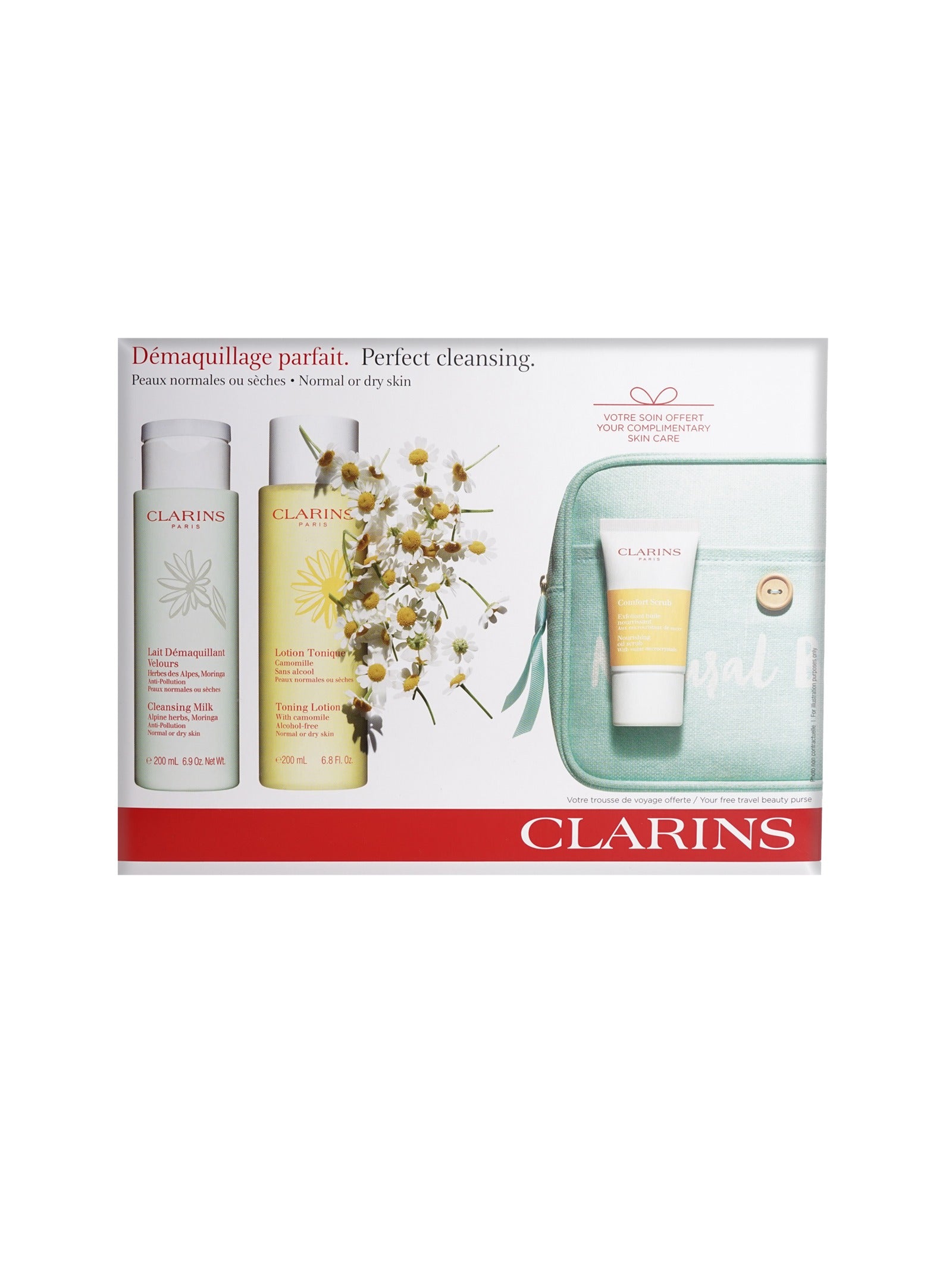 Clarins My Routine Clan Skin & Radiant Complexion Set Normal & Dry Skin