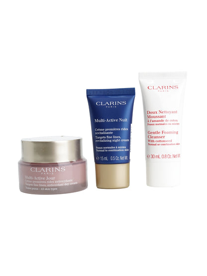 Clarins Multi Active 3 Piece Set All Skin Types