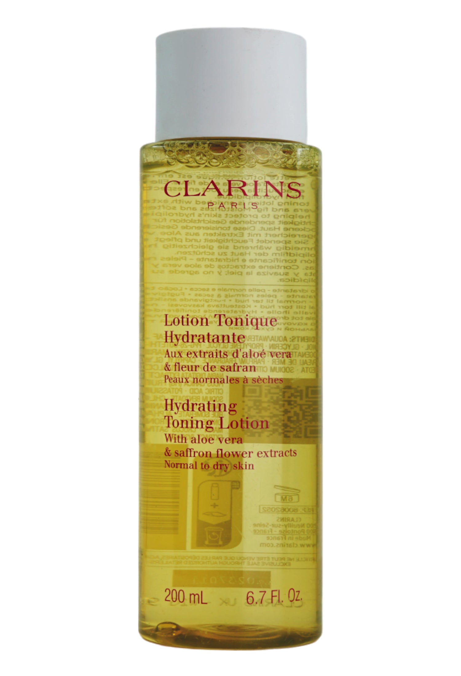 Clarins Hydrating Toning Lotion Normal & Dry Skin 6.7 OZ