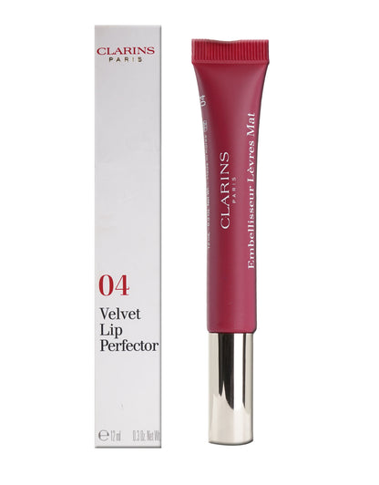 Clarins Velvet Lip Perfector 04 Velvet Raspberry 0.3 OZ