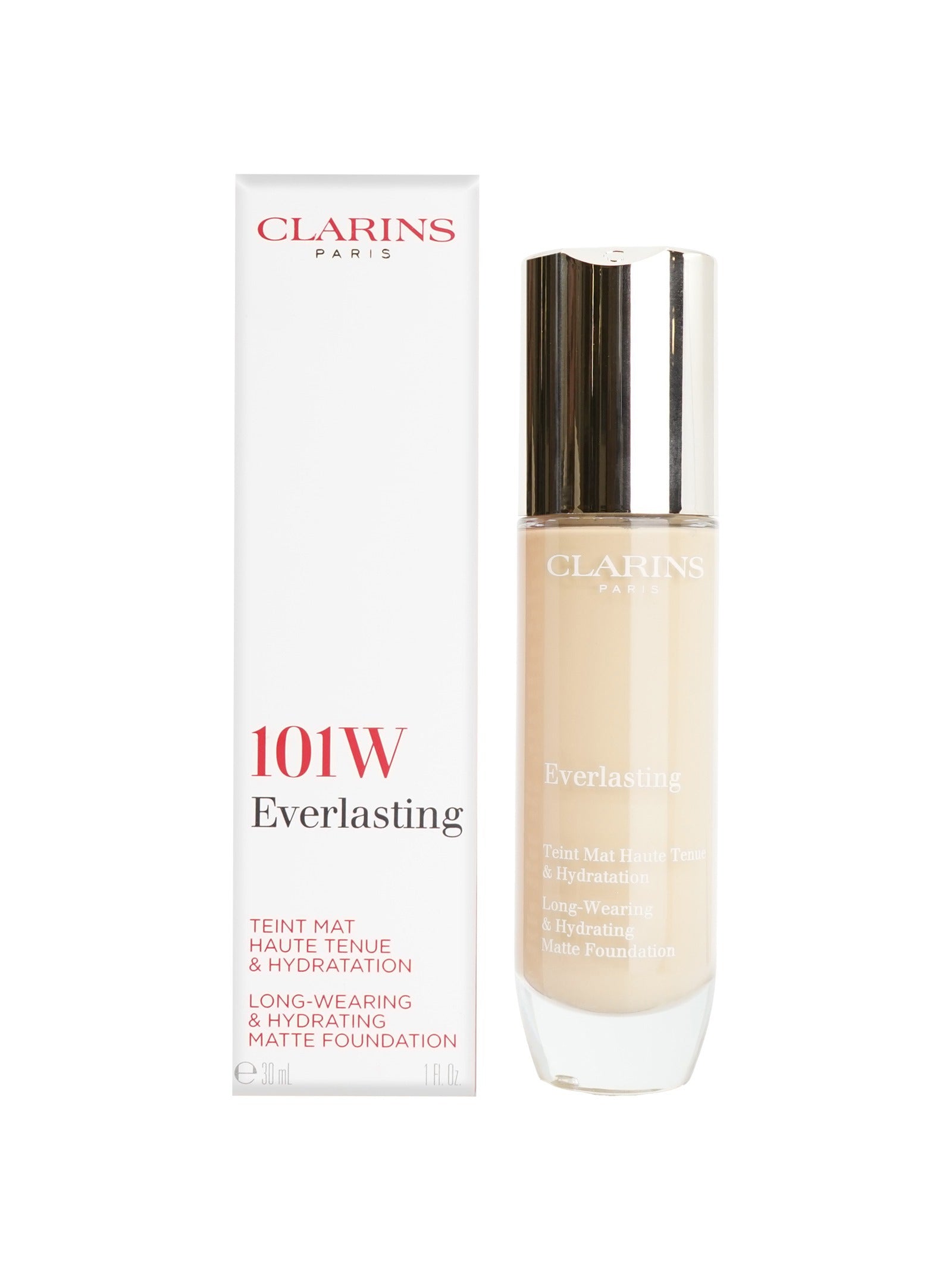 Clarins Everlasting Matte Foundation 1 OZ - CHOOSE YOUR SHADE