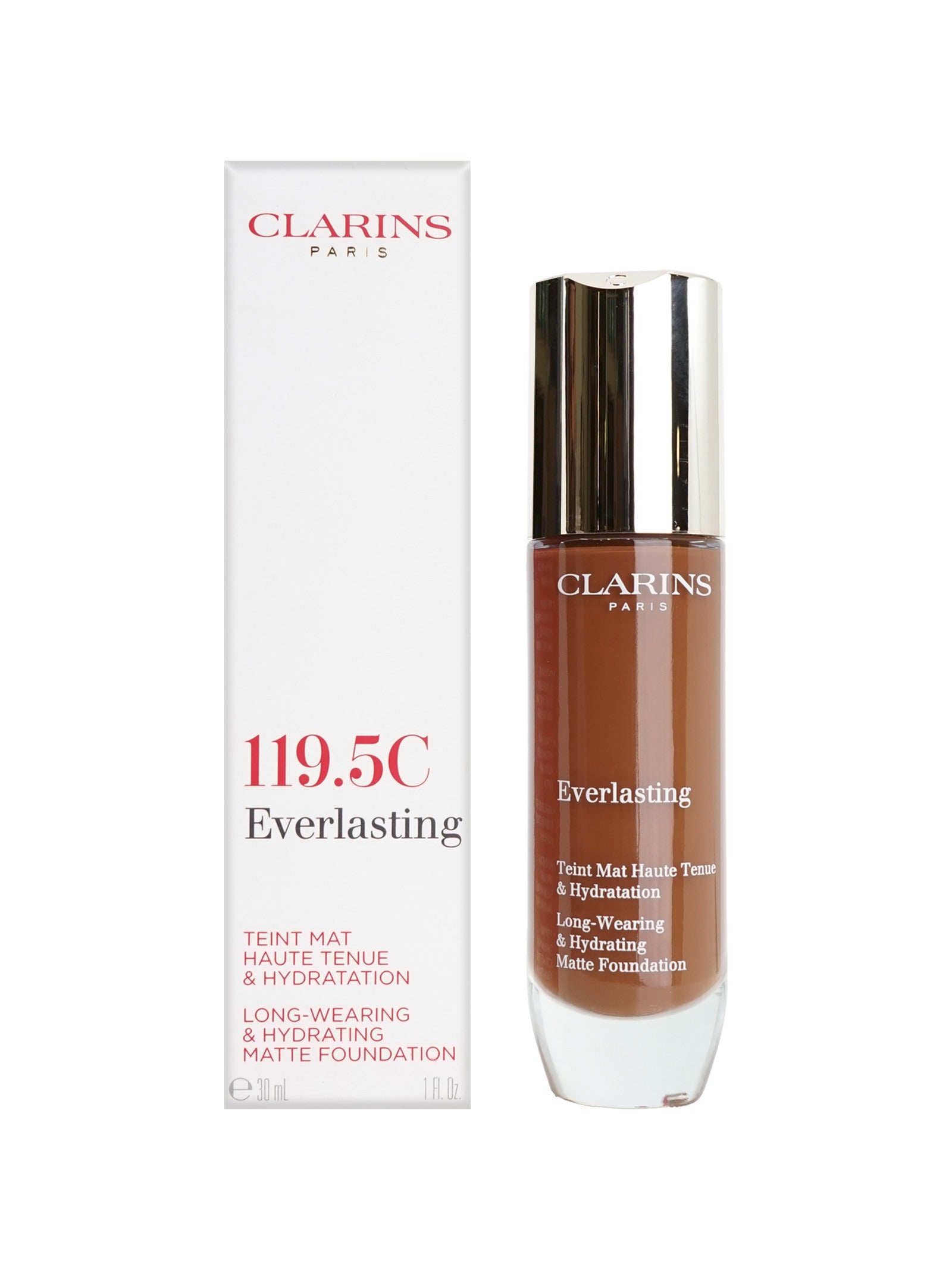 Clarins Everlasting Matte Foundation 1 OZ - CHOOSE YOUR SHADE