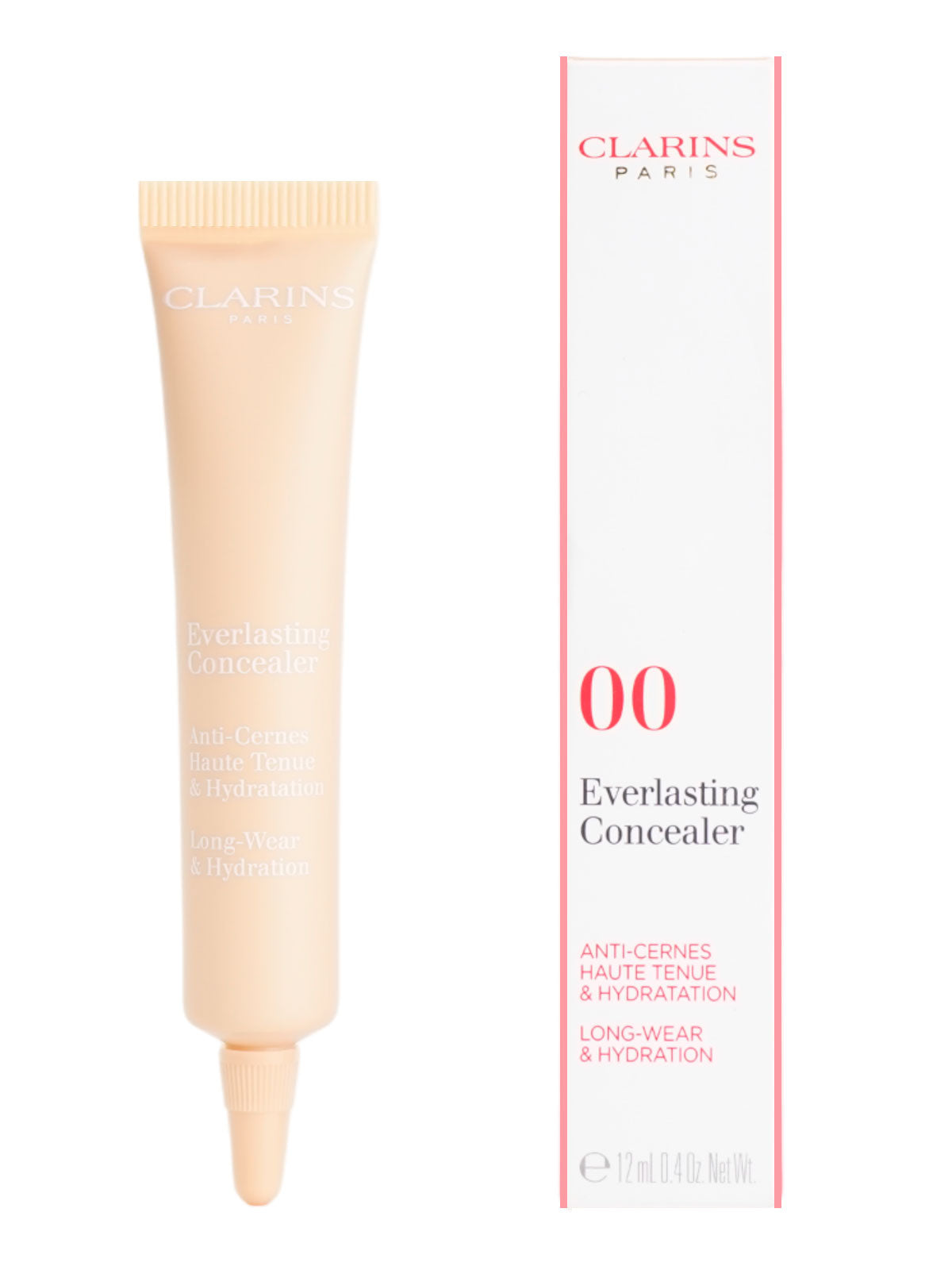 Clarins Everlasting Concealer Long Wear & Hydrating 0.4 OZ - CHOOSE YOUR SHADE