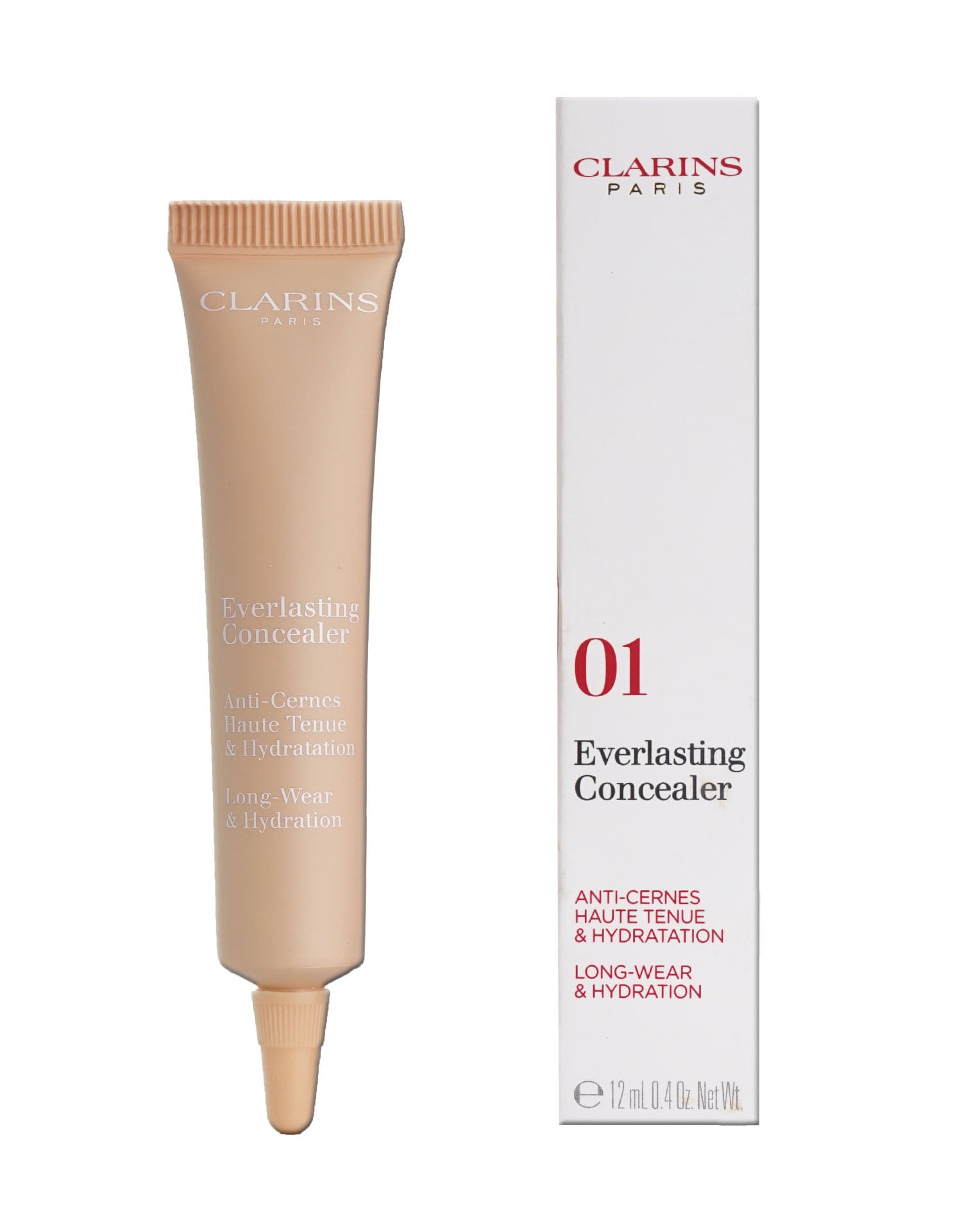 Clarins Everlasting Concealer Long Wear & Hydrating 0.4 OZ - CHOOSE YOUR SHADE