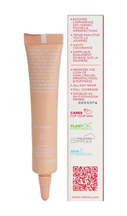 Clarins Everlasting Concealer Long Wear & Hydrating 0.4 OZ - CHOOSE YOUR SHADE