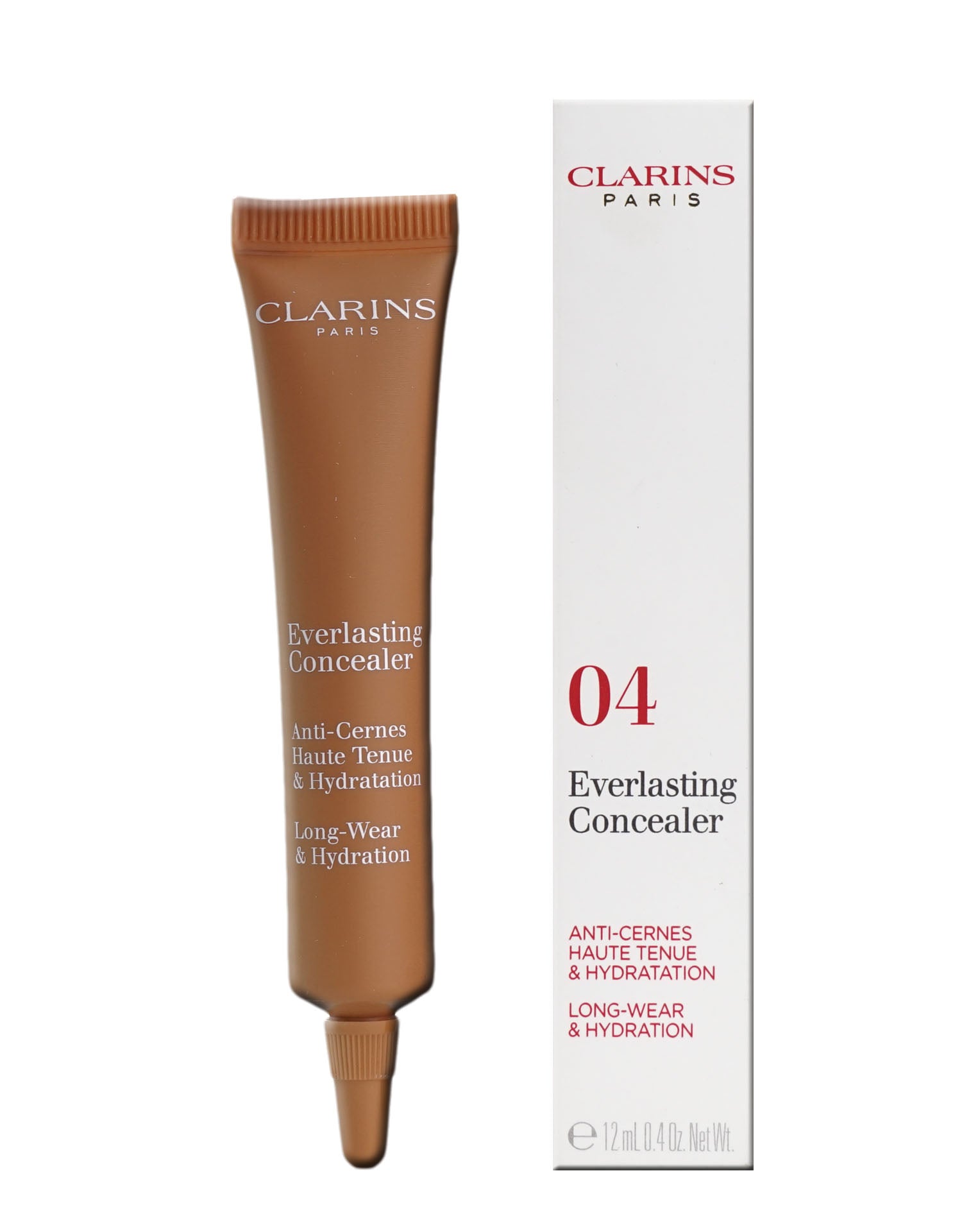 Clarins Everlasting Concealer Long Wear & Hydrating 0.4 OZ - CHOOSE YOUR SHADE