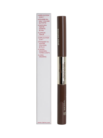 Clarins Brow DUO Defines & Fixes 04 Medium Brown All Skin Types 0.03 OZ