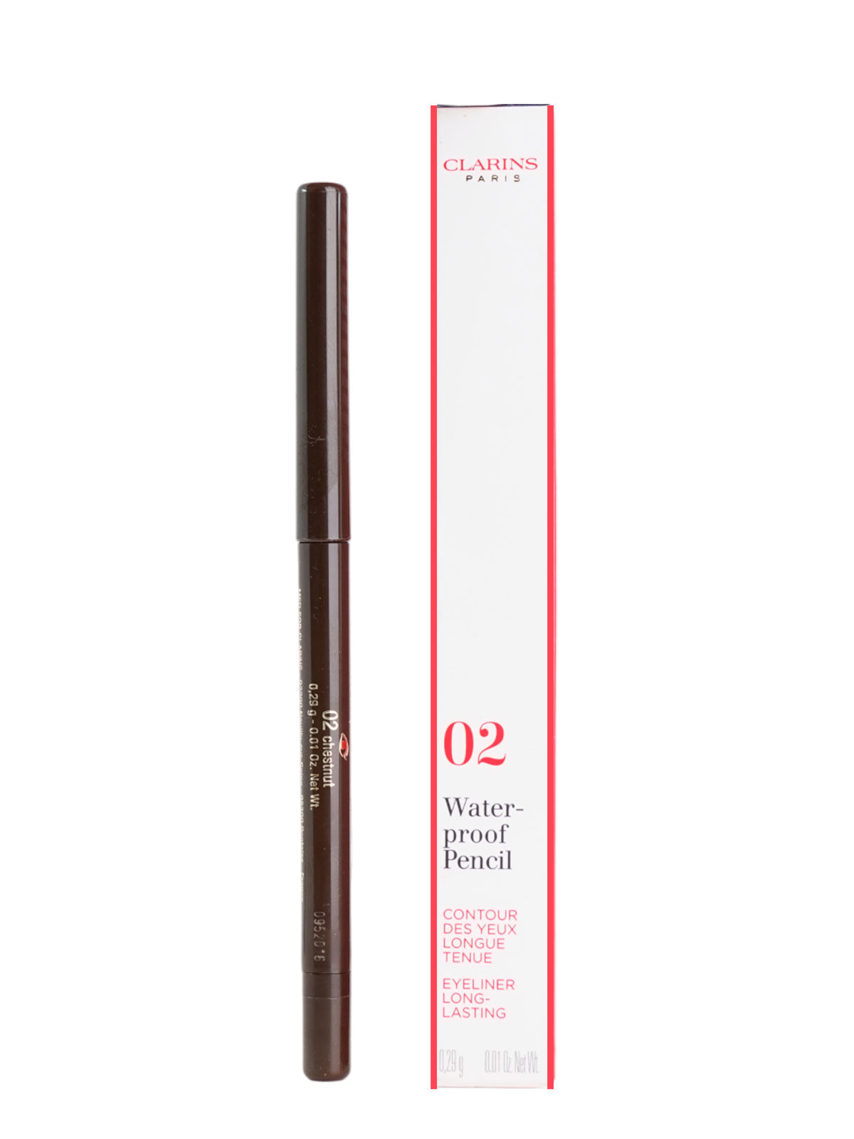 Clarins Waterproof Eye Pencil 02 Chestnut 0.04 OZ