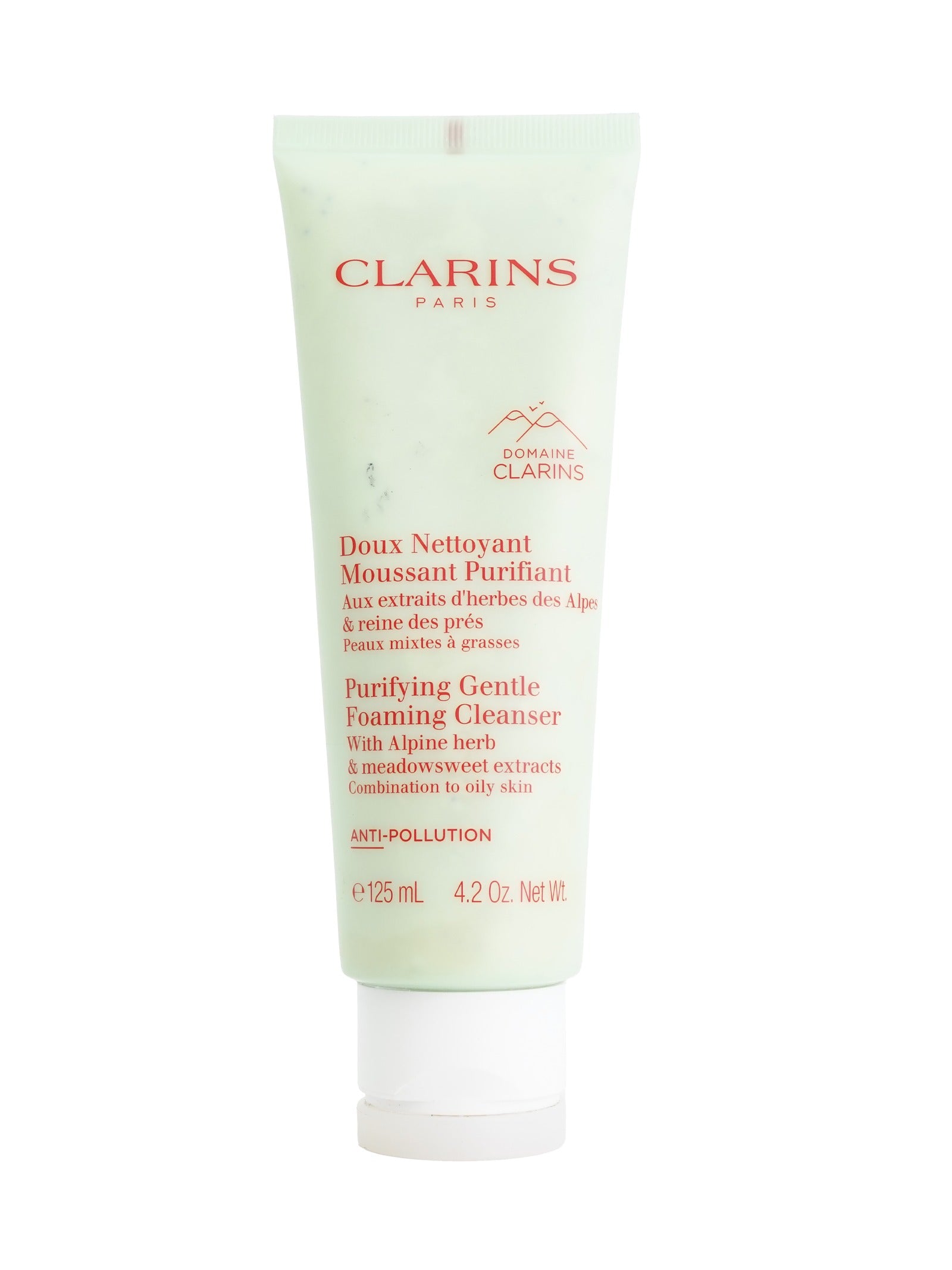 Clarins Purifying Gentle Foaming Cleanser Combination & Oily Skin 4.2 OZ