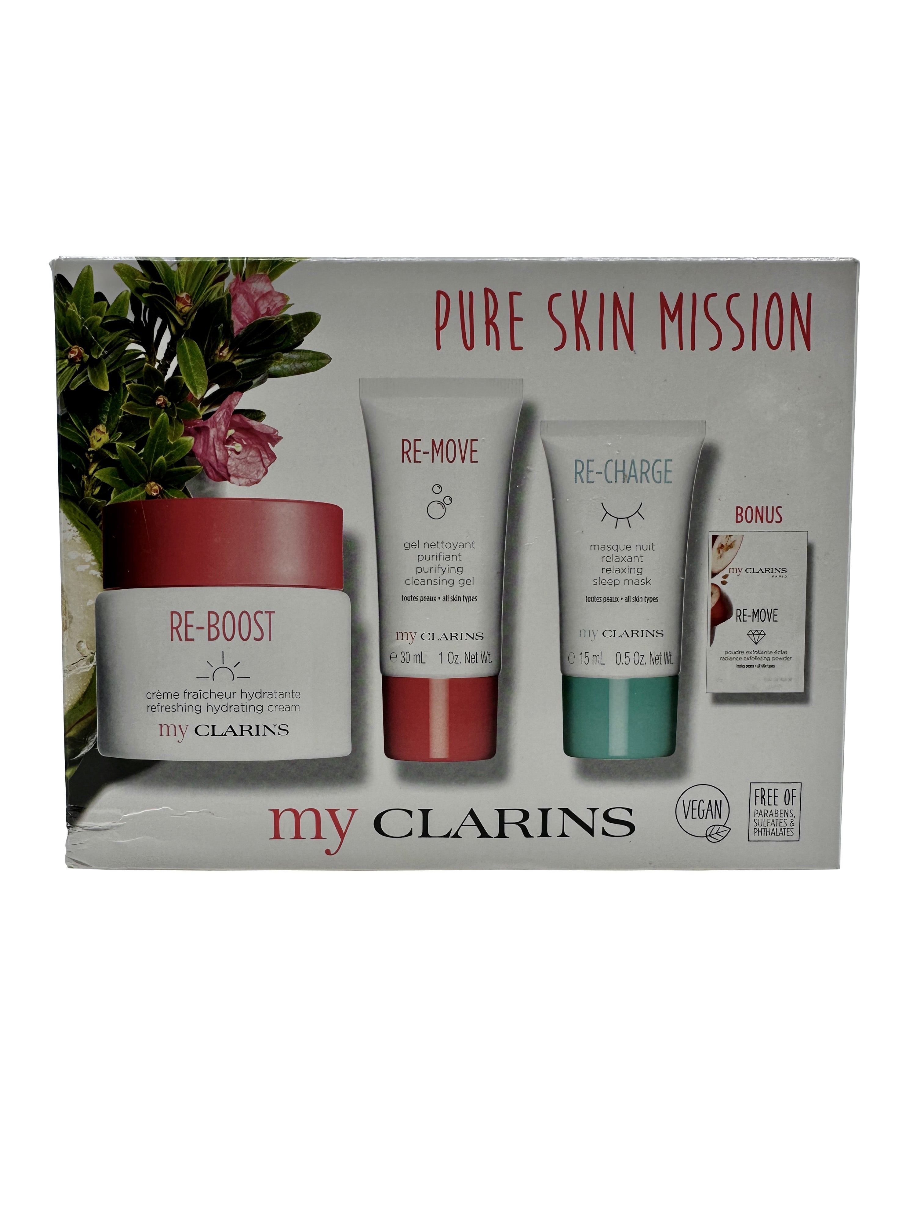 Clarins Pure Skin Mission Kit 3 Piece