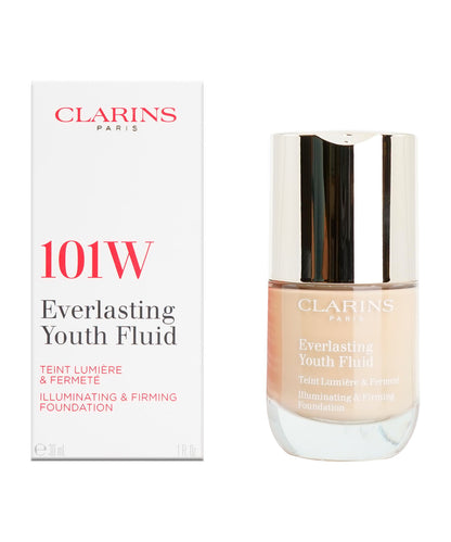 Clarins Everlasting Youth Fluid Illuminating & Firming Foundation 1 OZ - CHOOSE YOUR SHADE