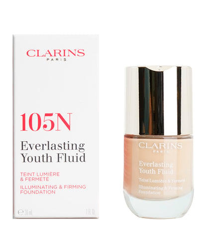 Clarins Everlasting Youth Fluid Illuminating & Firming Foundation 1 OZ - CHOOSE YOUR SHADE