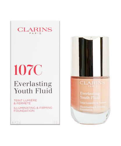 Clarins Everlasting Youth Fluid Illuminating & Firming Foundation 1 OZ - CHOOSE YOUR SHADE