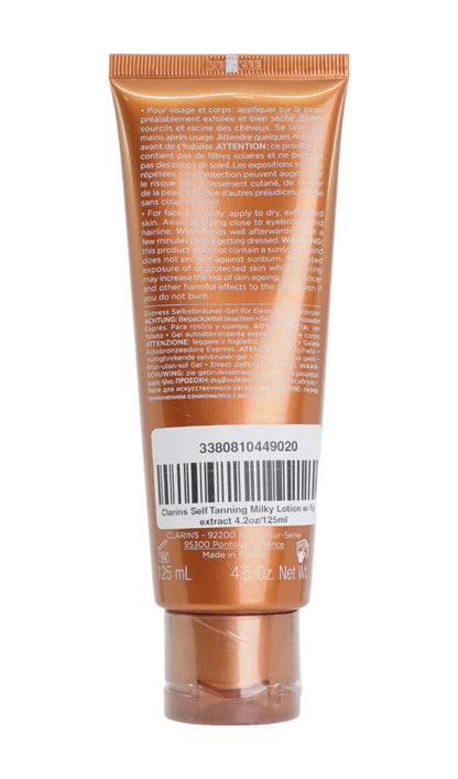 Clarins Self Tanning Instant Gel Face & Body 4.5 OZ