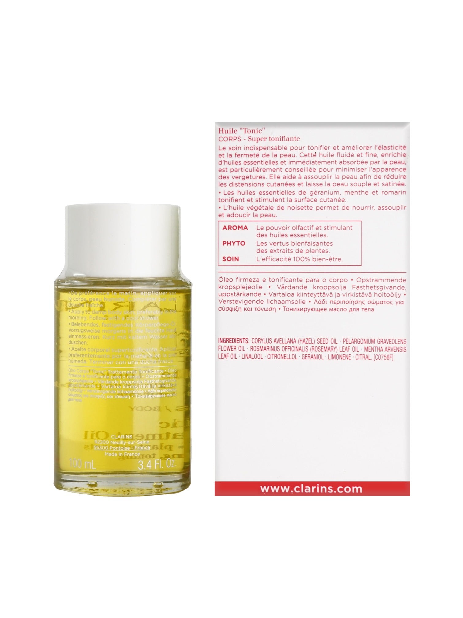 Clarins Tonic Treatment Oil All Skin Types 3.4 OZ