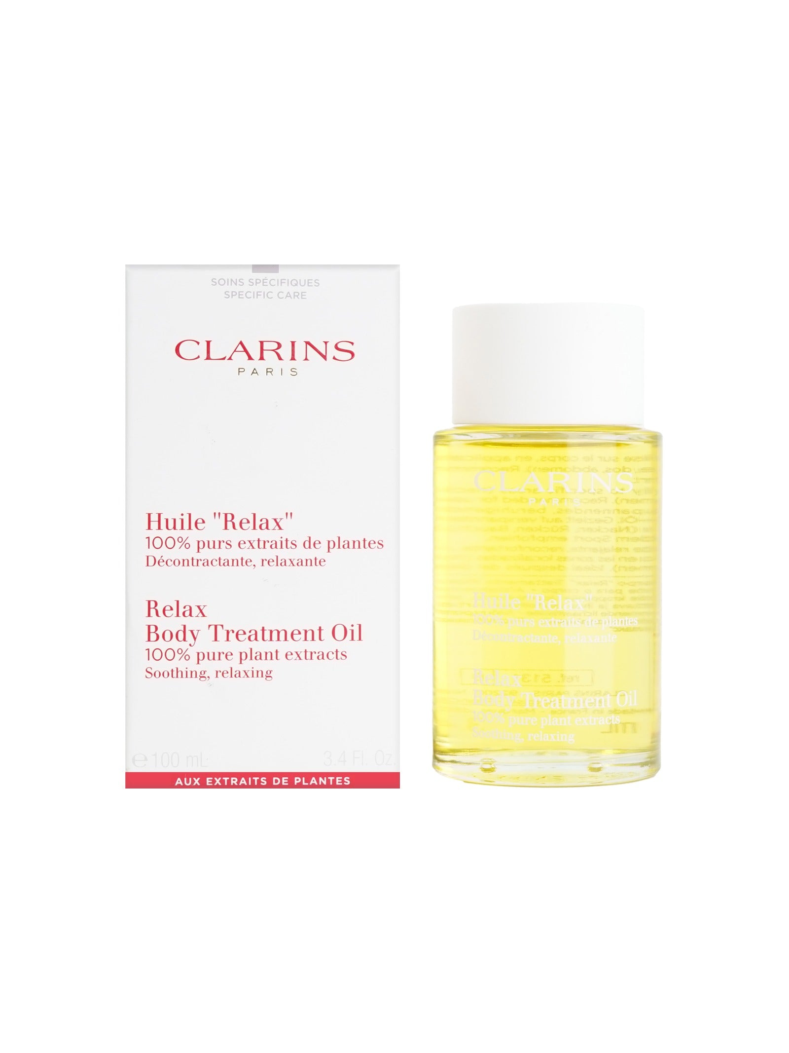 Clarins Relax Body Treatment Oil Soothing & Relaxing 3.4 OZ