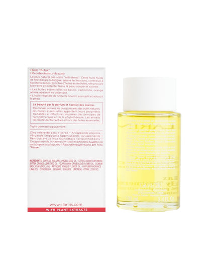 Clarins Relax Body Treatment Oil Soothing & Relaxing 3.4 OZ