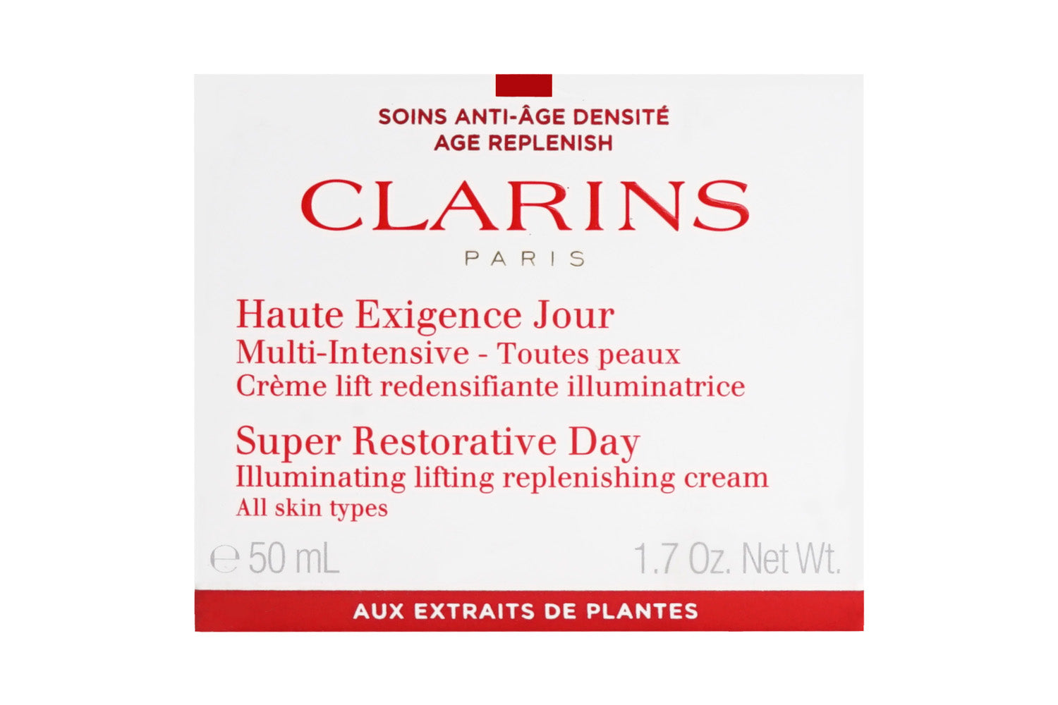 Clarins Super Restorative Day Cream All Skin Types 1.7 OZ