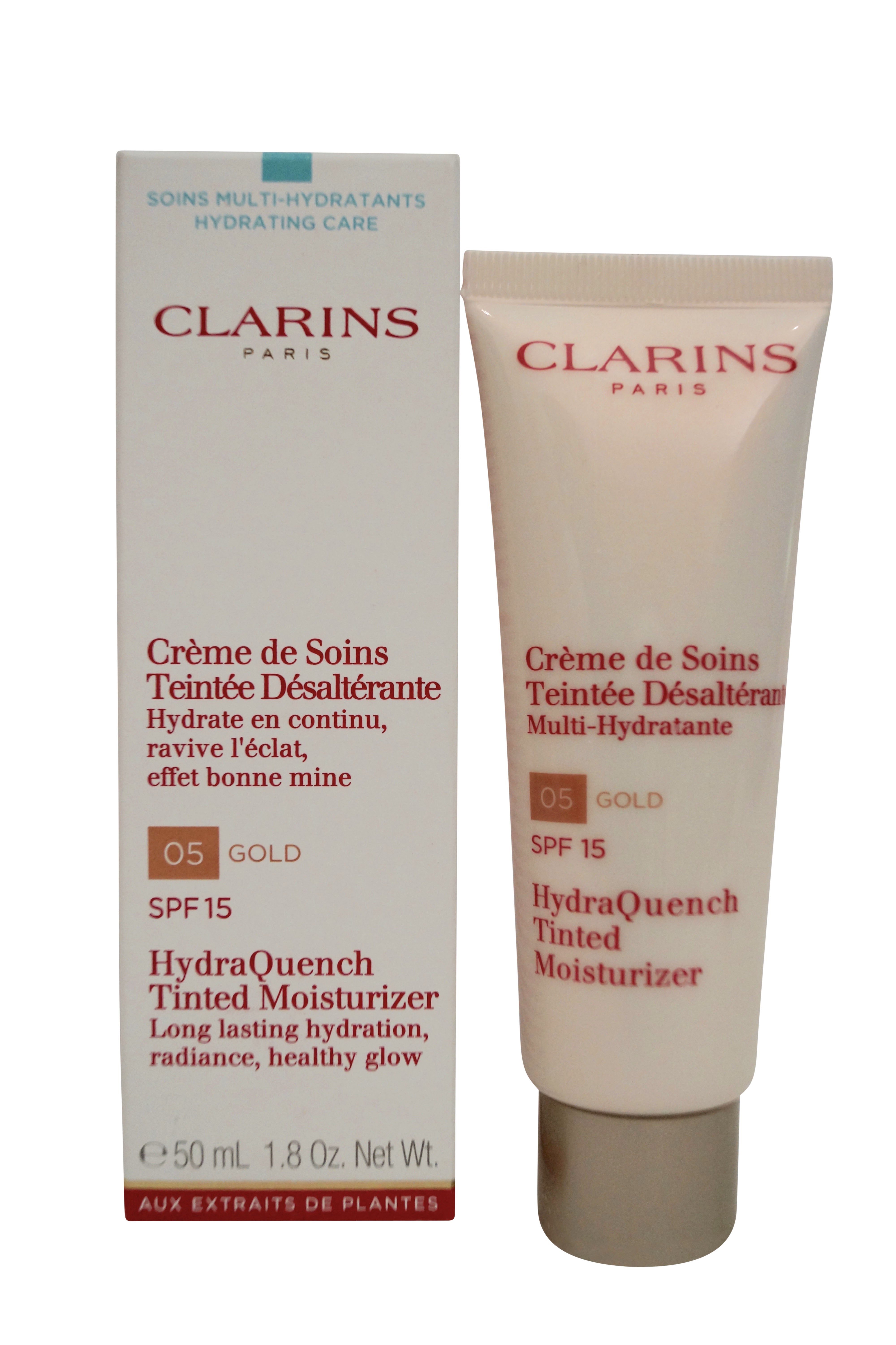 Clarins HydraQuench Tinted Moisturizer 05 Gold, 1.8 Oz