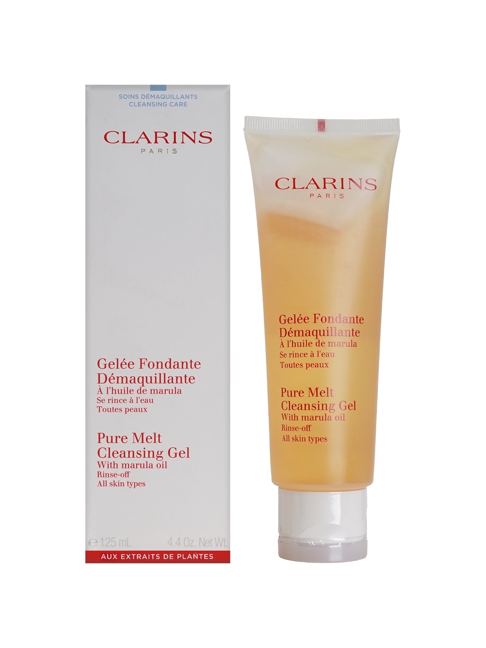 Clarins Pure Melt Cleansing Gel Rinse Off All Skin Types 4.4 OZ