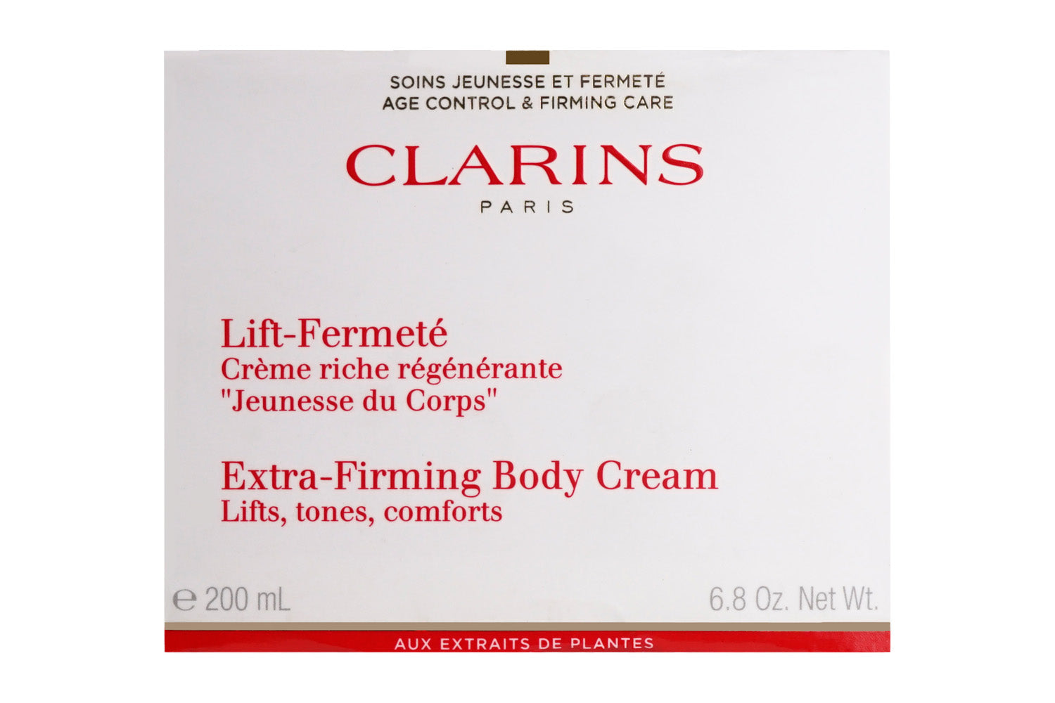 Clarins Extra Firming Body Cream All Skin Types 6.8 OZ