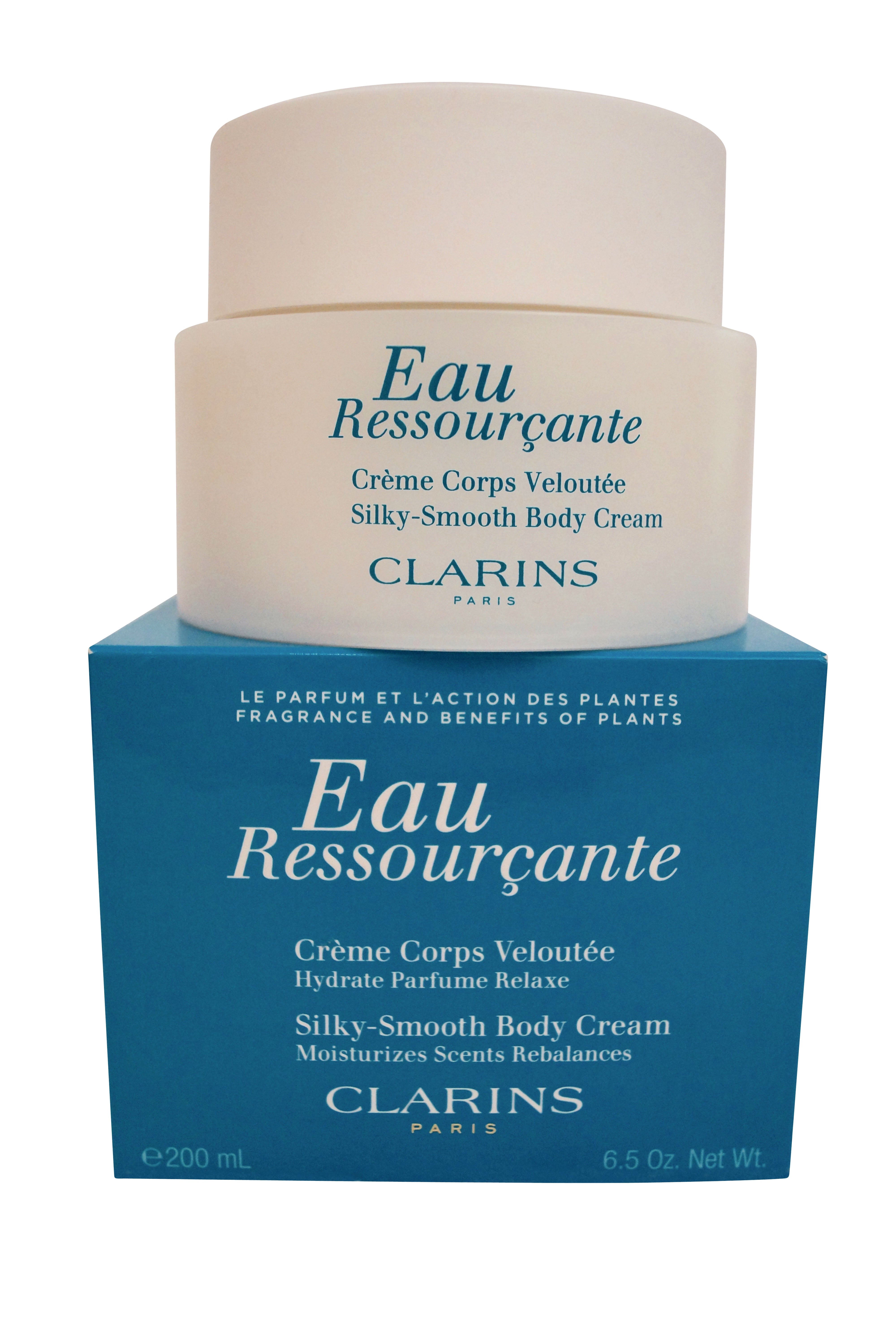 Clarins Eau Ressourcante Silky Smooth Body Cream, 6.5 Oz