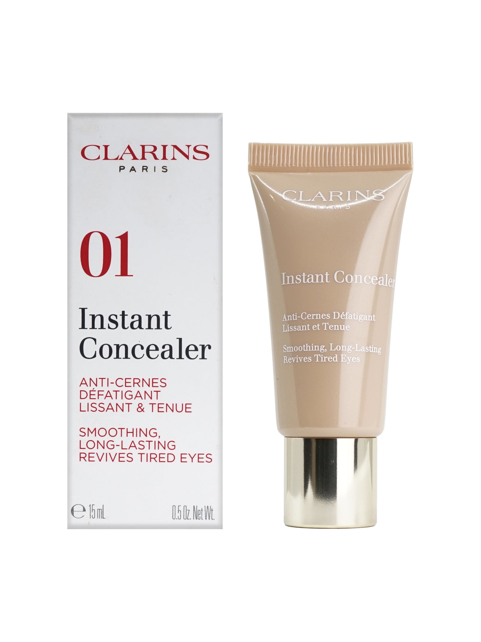 Clarins Instant Concealer 01 All Skin Types 0.5 OZ