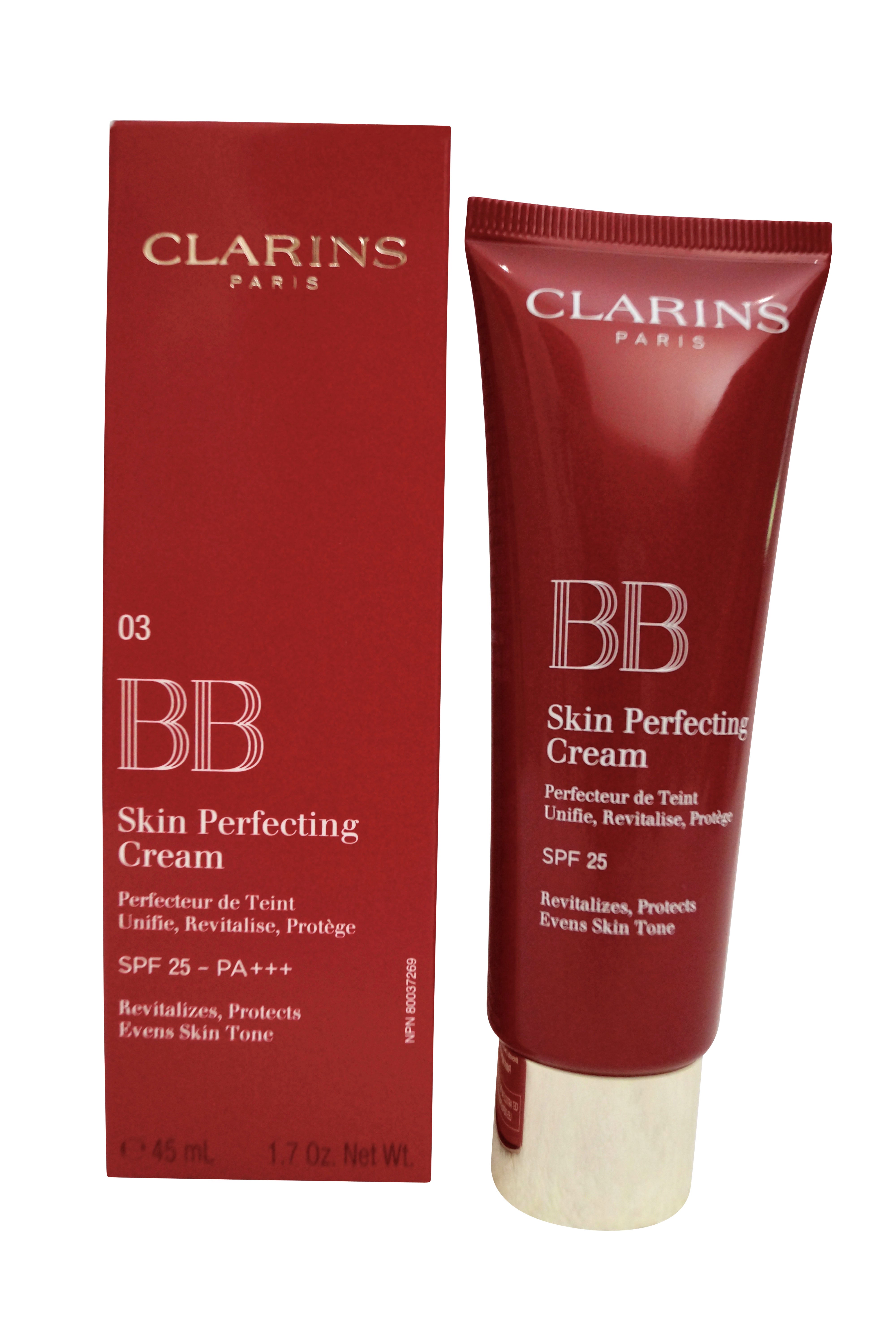 Clarins BB Skin Perfecting Cream SPF 25 03 Dark, 1.7 Oz