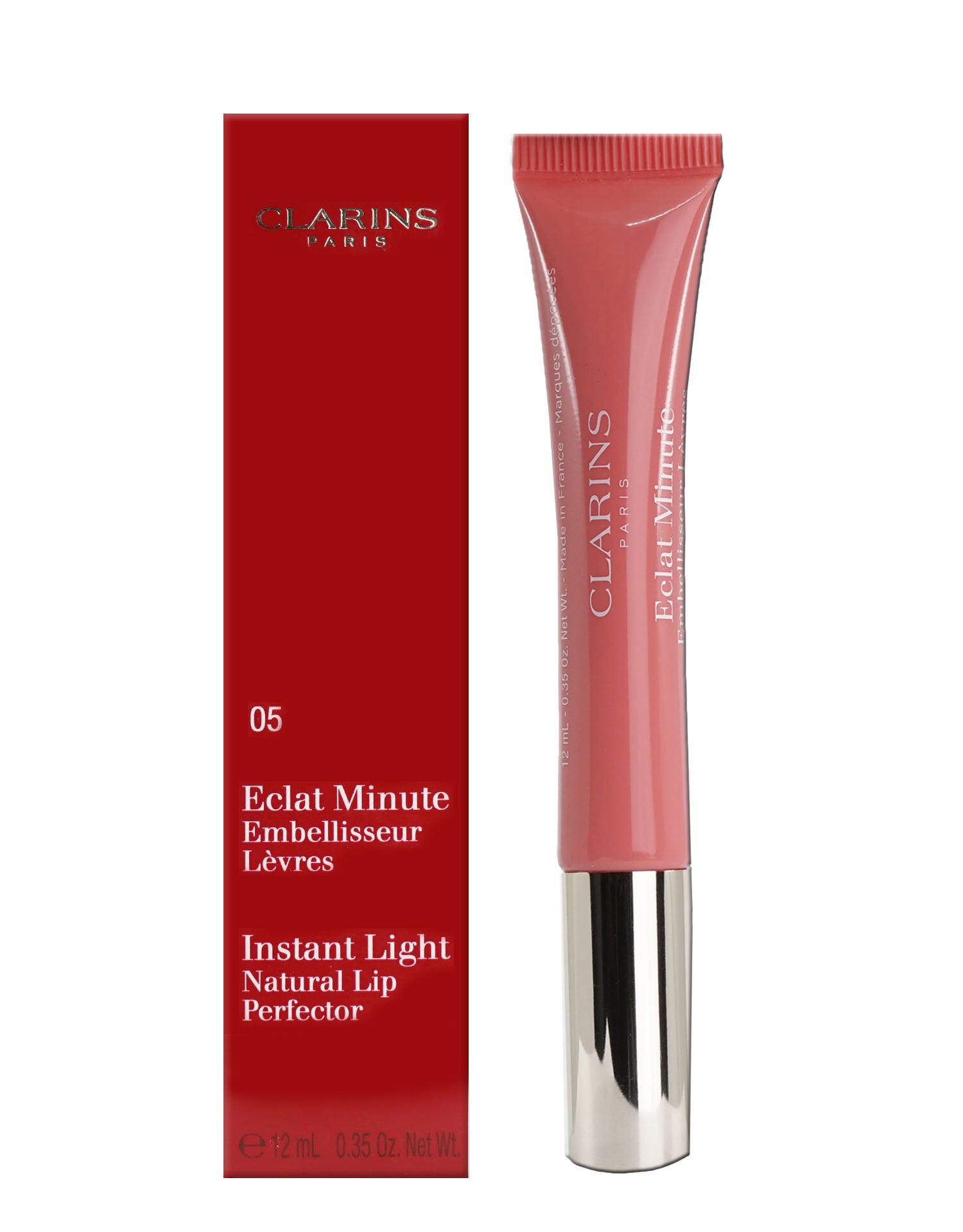 Clarins Natural Lip Perfector 0.35 OZ - CHOOSE YOUR SHADE