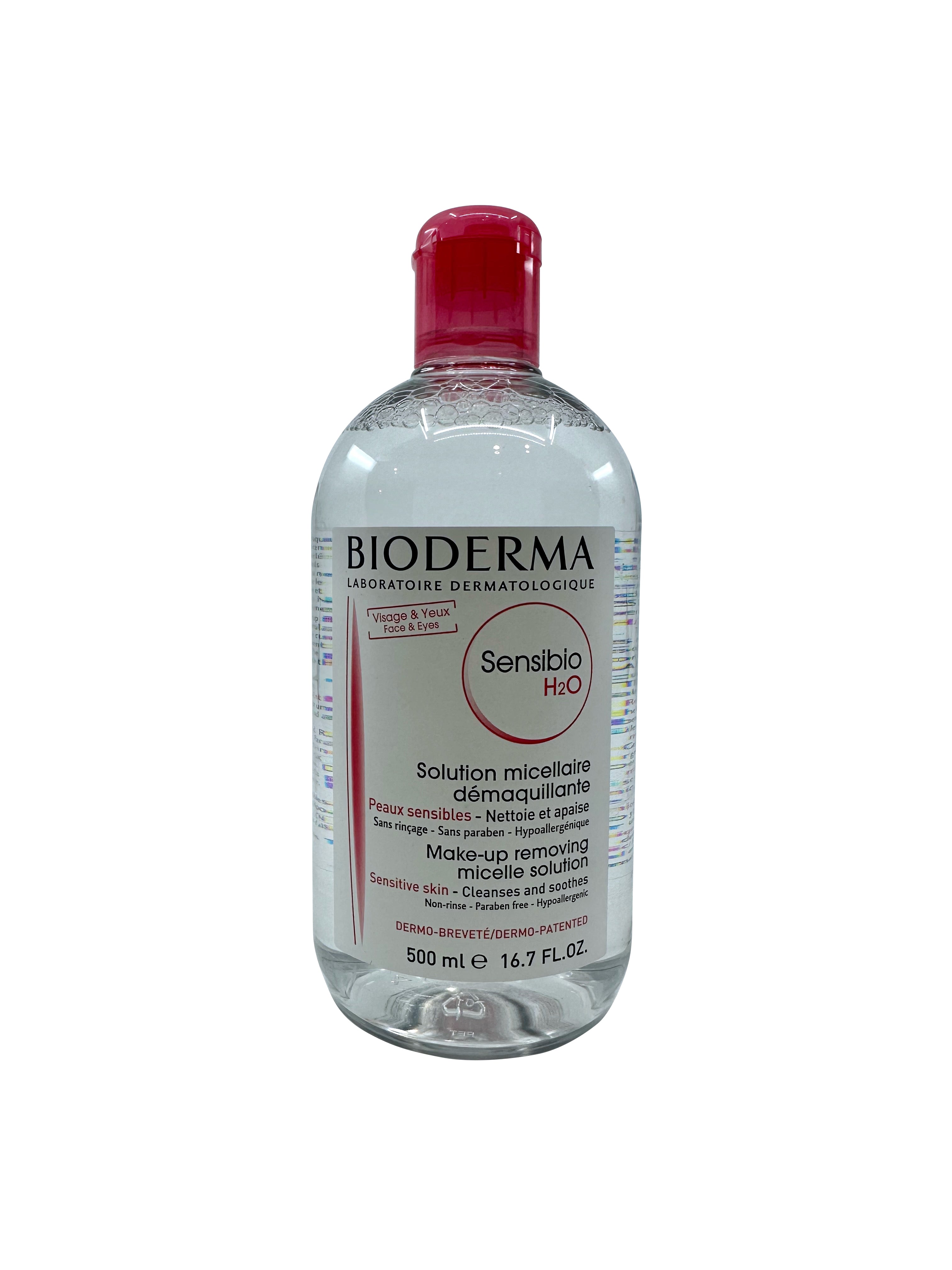 Bioderma Sensibio H2O Micellar Water Makeup Remover Sensitive Skin 16.7 OZ