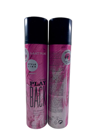 Matrix Style Link Play Back Mineral Dry Shampoo 3.4 OZ Set of 2