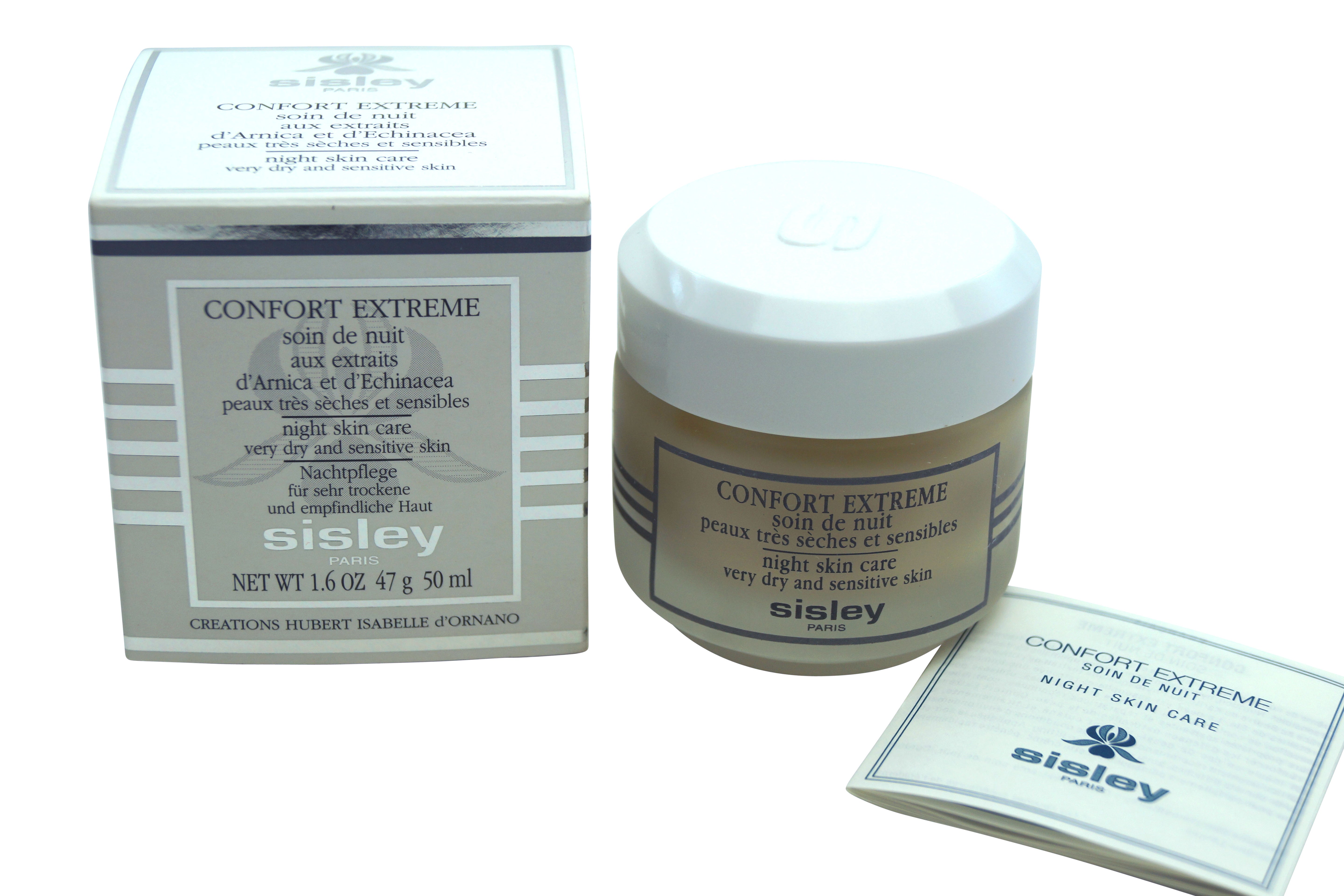 Sisley Paris Confort Extreme Night Skin Care for Very Dry Sensitive Skin 1.6 oz