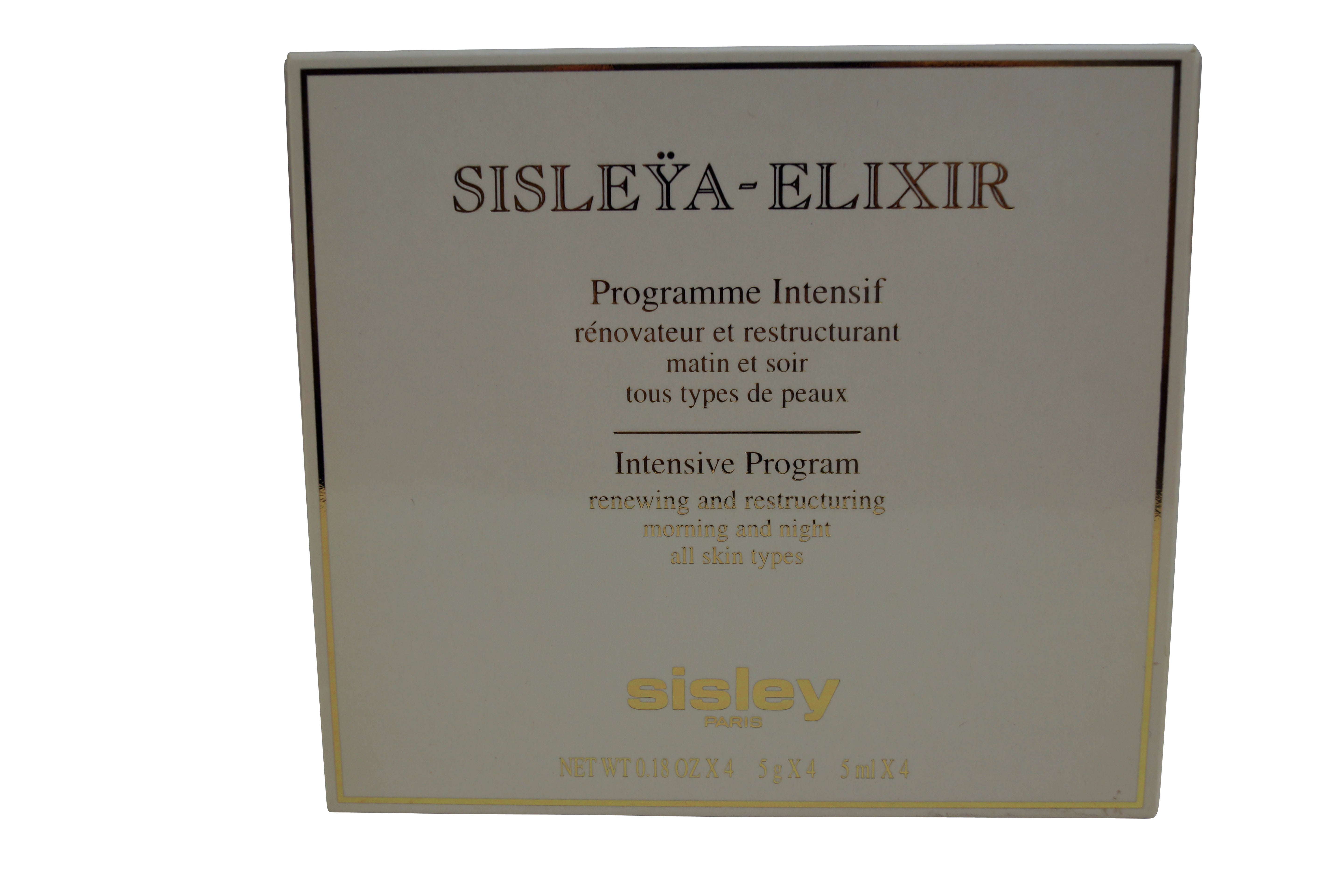 Sisley Paris Sisleya-Elixer Intensive Program  for all skin types 4 x 0.18 oz