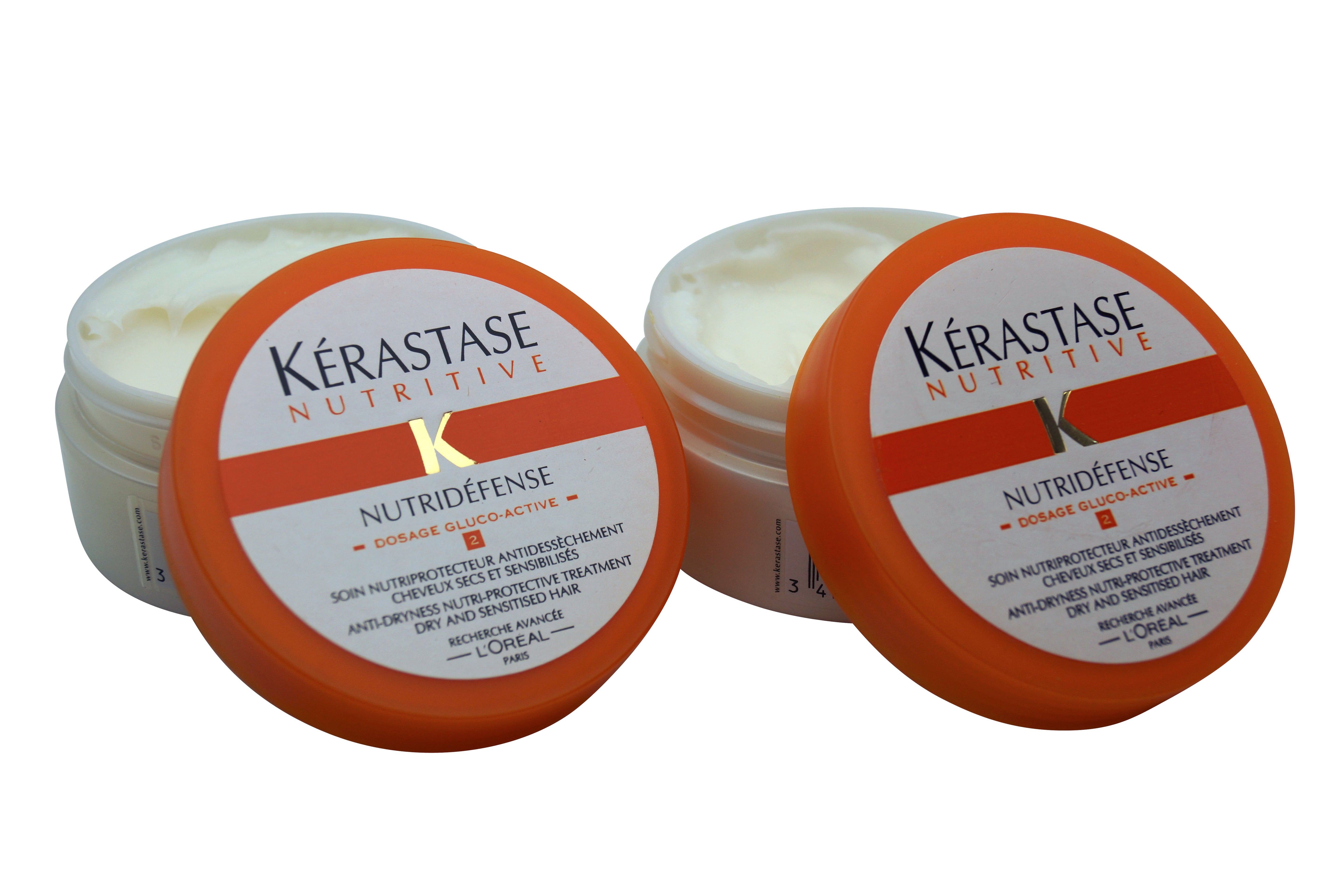 Kerastase Nutridefense Masque 2.5 oz each bottle Set of Two Travel Size Bottles