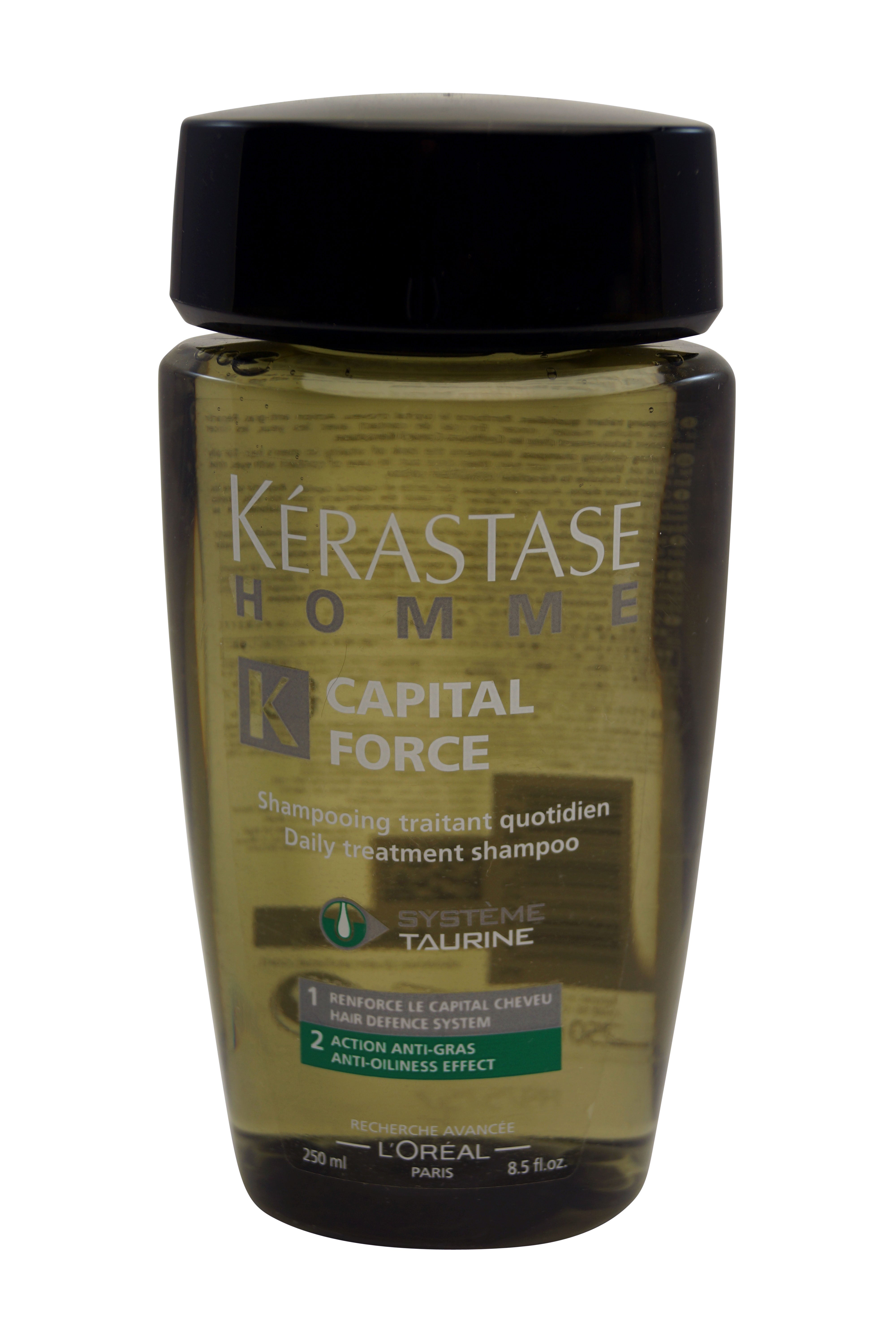 Kerastase Homme Capital Force Daily Treatment Shampoo Anti-Oiliness 8.5 oz