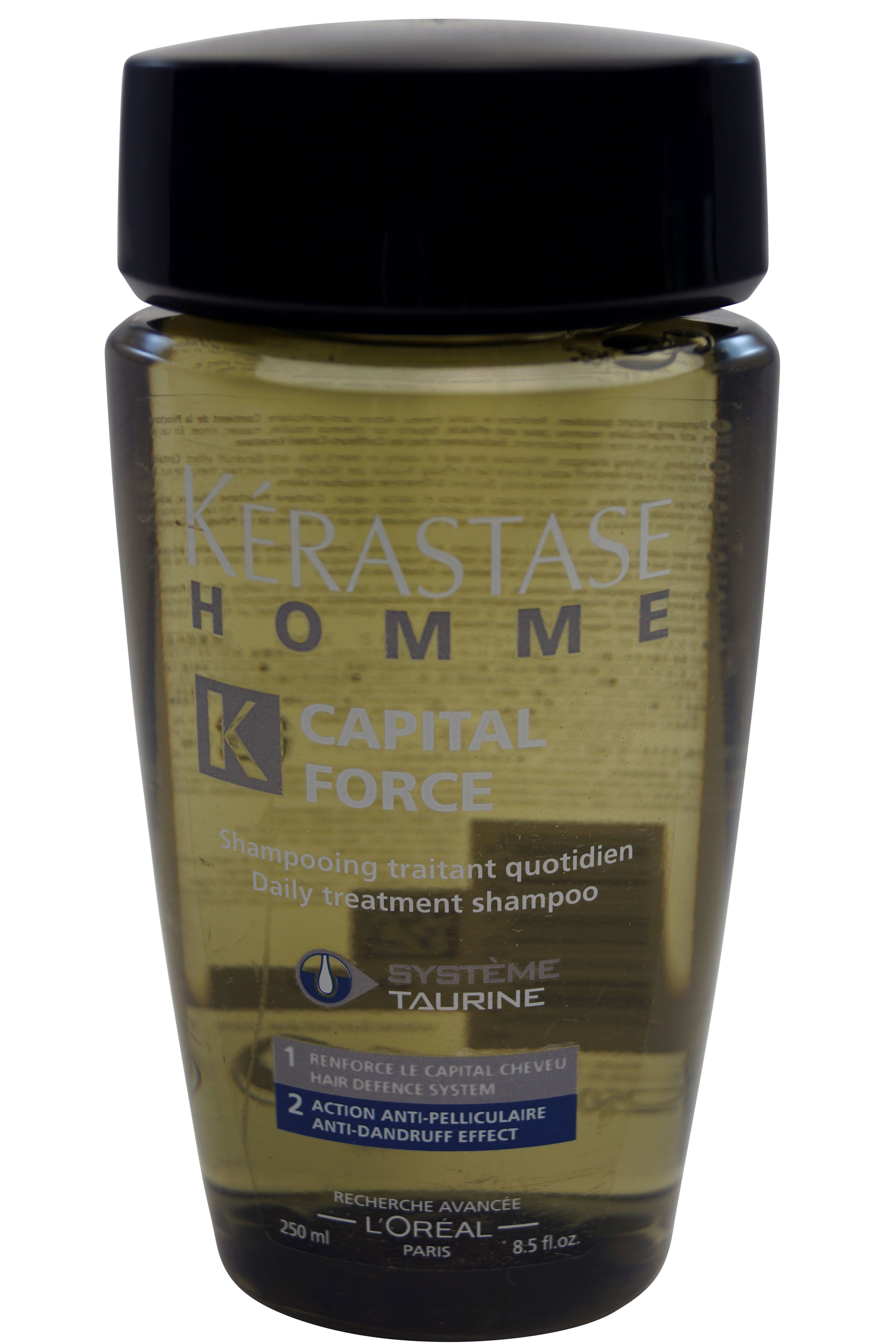 Kerastase Homme Capital Force Daily Treatment Shampoo Anti-Dandruff 8.5 oz